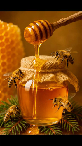 عسل طبیعی کوهستان با برگه ی آزمایشگاه