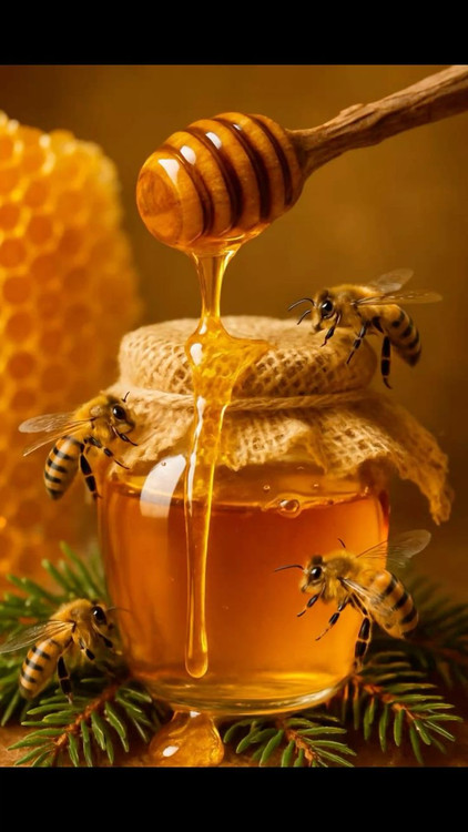 عسل طبیعی کوهستان با برگه ی آزمایشگاه